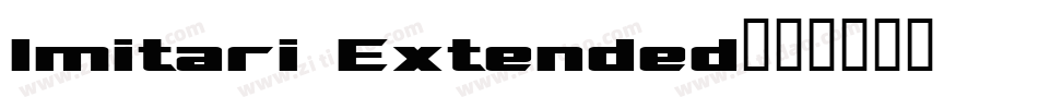 Imitari Extended字体转换